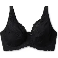 Sheego Soutien-gorge minimiseur noir