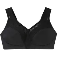 Sheego Soutien-gorge de sport noir