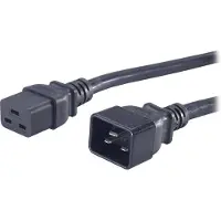 PremiumCord Rallonge électrique - PremiumCord - 1,5 m - 16 A - IEC 320 C19/C20