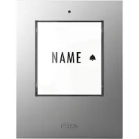 M-E Modern-Electronics Sonnette KTF-1 S avec éclairage automatique pour 1 maison familiale