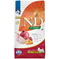 Farmina N&D Pumpkin Dog Adult mini Quail, pumpkin, pomegranate - caille, citrouille & pomme grenade pour chiens de petites races - 2 kg