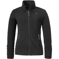 Schöffel Veste en polaire fonctionnelle gris argenté / noir