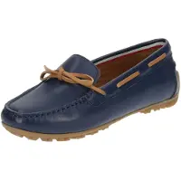 Geox Mocassin bleu foncé / marron