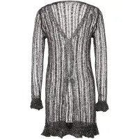 NAEMI Cardigan noir chiné
