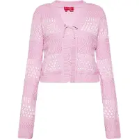 Swirly Cardigan rose