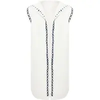 Ebeeza Cardigan noir / blanc cassé