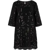 NAEMI Robe de cocktail noir