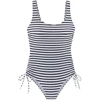 Venice beach Maillot de bain 'Summer' bleu foncé / blanc