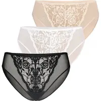 TEYLI Culotte 'Glamour' beige / noir / blanc