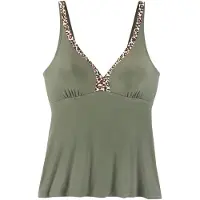 LASCANA Hauts de bikini 'Adelin' beige / marron / olive / noir