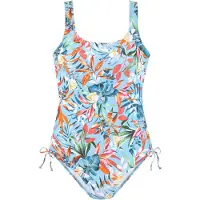 Venice beach Maillot de bain bleu clair / vert / orange / blanc
