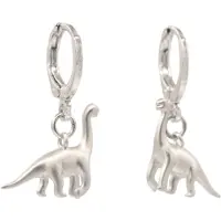 Fräulein Wunder Boucles d'oreilles 'Brachiosaurus' argent