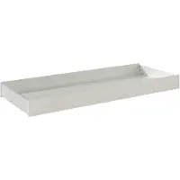 Vipack LONDON Tiroir de lit 90 x 190 cm sur roulettes, finition blancReproduction