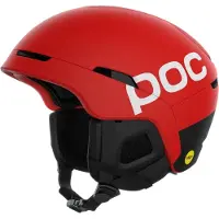 POC - Casque de ski/snowboard - Obex BC MIPS Prismane Red Matt - Taille 51-54 cm - Rouge