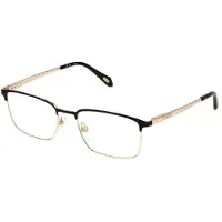 Just cavalli Lunettes de Vue VJC058 55/18/145 Oro rose' luc.c/parti nero luc Metallo MAN VJC058