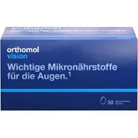 Orthomol VET Vision - micronutriments essentiels pour les yeux - complément alimentaire avec lutéine, zéaxanthine, acides gras oméga-3, 30 portions quotidiennes