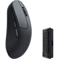Keychron M3 Mini souris sans fil Optique, USB, Bluetooth, 2.4GHz, 26000 DPI, 4000 Hz, Noir M3M-A4