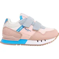 Pepe Jeans Chaussures de sport London, orange et rose, taille 26 (garçon), orange et rose, taille 26