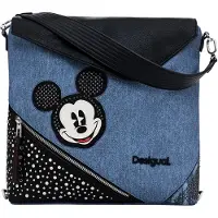 Desigual Sac a dos BACK MICKEY DENIM EDGE JERSEY MAXI PU femmes - Bleu - Unique