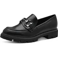 Marco Tozzi Chaussure basse noir / argent