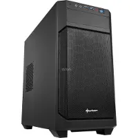 Sharkoon V1000 - Tour - micro ATX - pas d'alimentation - noir - USB/Audio