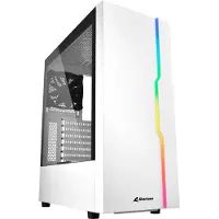 Sharkoon 4044951032006 Gehäuse RGB Slider ATX 1xGlas weiß