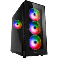 Sharkoon 4044951029105 Gehäuse TG5 Pro ATX 1xGlas schwarz