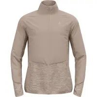 Odlo Veste Hybride Run Easy Warm Pour Homme, Xl, Beige
