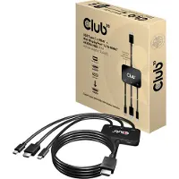 Club 3D CAC-1630 Club3D Adaptateur USB-C/HDMI/Mini-DP > HDMI actif St/St/St retail