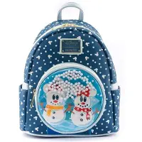 Loungefly Disney Bonhomme de neige Mickey Minnie sac à dos 26cm