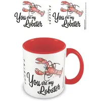 Pyramid FRIENDS - You are my Lobster - Mug intérieur coloré 315ml, Tasse, Rouge, Blanc