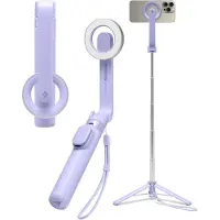 Spigen Trépied Selfie Stick MagSafe - avec télécommande - Universel - 74CM - Lavender
