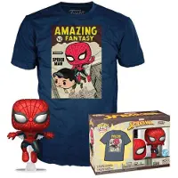 Loungefly Spiderman Marvel Pop Figure Set Comic Tee Multicolore