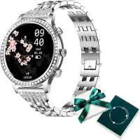 Big Buy Cooking Manta Diamond Lusso Argent Montre à puce pour femme + bracelet YES