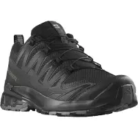 Salomon - Chaussures de trail - Xa Pro 3D V9 Wide Black/Phantom/Pewter - Taille 45 1/3 - Noir