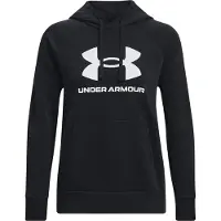 Under Armour Rival Fleece Big Logo Hoodie Noir XS Femme