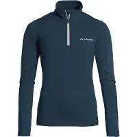Vaude Livigno Ii Half Zip Long Sleeve T-shirt Bleu 34 Femme