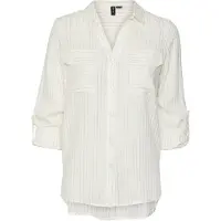 Vero Moda Chemisier 'VMBUMPY' or / blanc