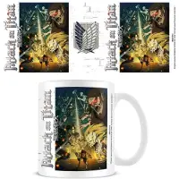 Attack On Titan L'ATTAQUE DES TITANS S4 - Mug - 315 ml - Escouade vs Titans, Tasse, Multicolore