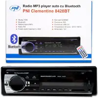 Pni Radio lecteur MP3 Clementine 8428BT 4x45w 1 DIN avec SD, USB, AUX, Cinch et Bluetooth