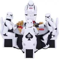 Ginza.se Stormtrooper Star Wars Diorama Poker Face Figure 18 Cm Blanc
