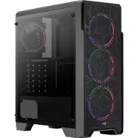 Aerocool ACCM-PV21033.11 Geh Midi ORE SATURN FRGB Black MicroATX/ATX/MiniITX