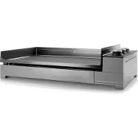 Forge Adour Plancha gaz 9000w plaque fonte émaillée 75x42cm - - PREMIUM G75I -