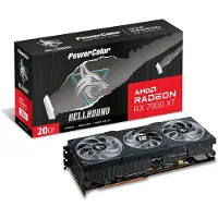 PowerColor Hellhound RX 7900 XT 20G-L/OC, Radeon RX 7900 XT, 20 Go, GDDR6, 320 bits, 7680 x 4320 pixels, PCI Express 4.0