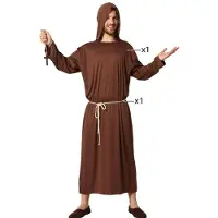 Atosa Monk Costume Marron XS-S