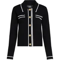 Karl Lagerfeld Cardigan noir / blanc