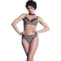 Kamasutoys Sexy Femmes, Bikini, CR 4727 BIKINI 2 pièces WILDCAT S, Multicolore, (L, M, S)
