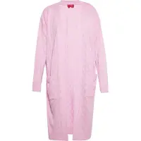 Swirly Cardigan rose clair