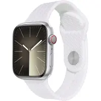 IMoshion Bracelet tressé en silicone Apple Watch | 38/40/41/42 mm - Blanc