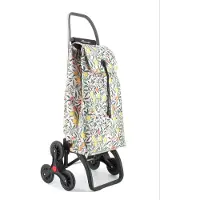 Rolser Poussette De Marché I-max William Morris 6 Roues Monte Escaliers Motif Fruits 43l Poussette De Marché I-max William Morris 6 Ro